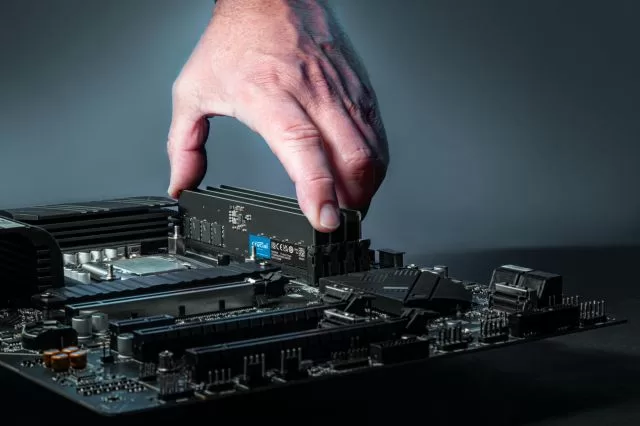 Technician in Dublin Assembling a Custom PC in the PC Forge