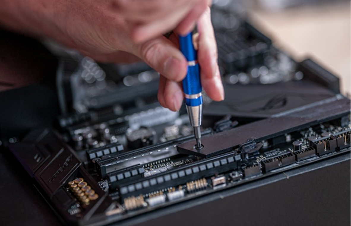 A Custom PC being worked on in Dublin with Advanced PC Services